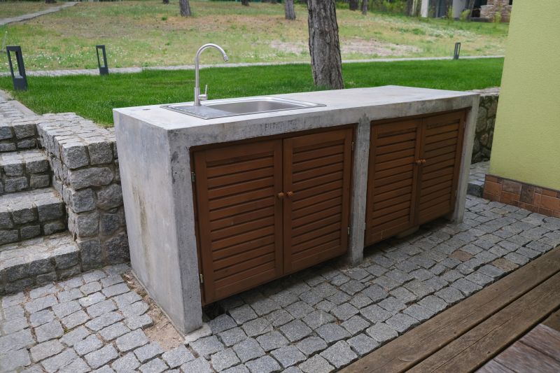 Outdoor Granite Workspace